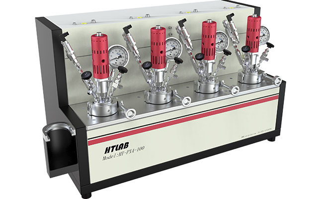 霍桐儀器多工位集成式平行反應(yīng)釜樣機圖例